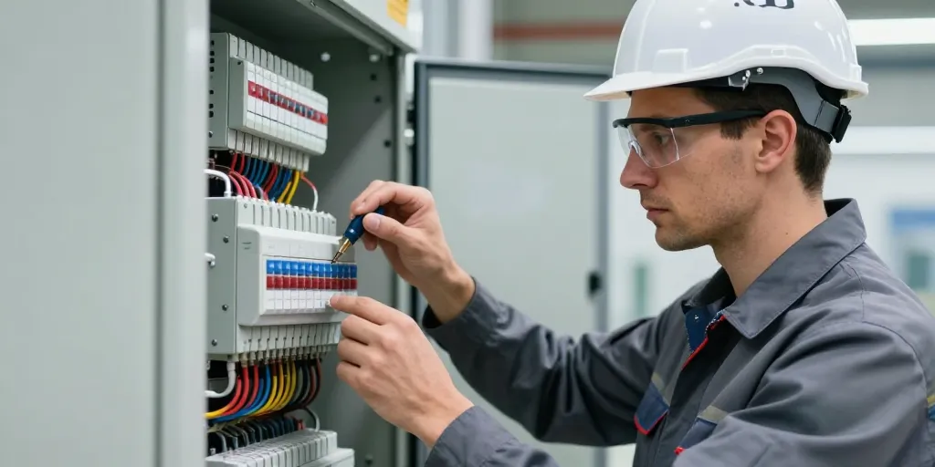 electricien de maintenance